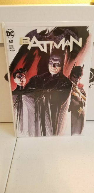 Batman 50 Comic Book Dc Exclusive Alex Ross Variant 2018 Nm Never Read Catwoman