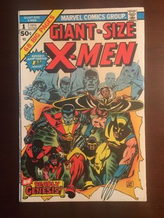 Giant - Size X - Men 1 - 1st App X - Men,  Storm,  2nd Wolverine,  Nightcrawler