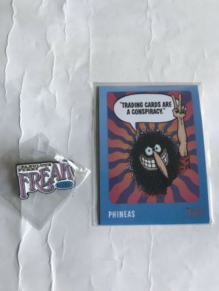 Sdcc 2019 The Fabulous Furry Freak Brothers Promo Pin Trading Cards