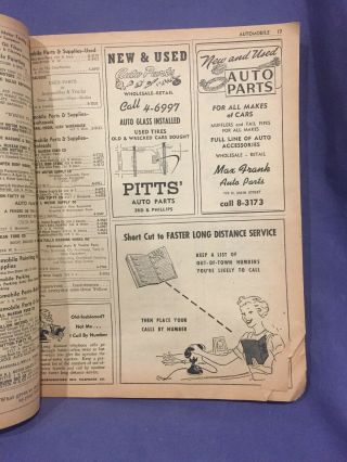 Sioux Falls Telephone Directory November 1952 Northwestern Bell Telephone Compan 5