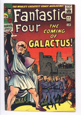 Fantastic Four 48 Vol 1 Very 1st App Silver Surfer And Galactus
