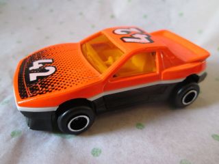 Majorette Orange 42 Pontiac Fiero Car 209 - Ech= 1:55 - France
