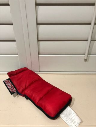 Miniature Salesman Sample Store Display Coleman Mini Sleeping Bag - Red