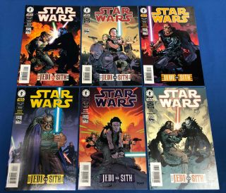 Star Wars Jedi Vs.  Sith 1 2 3 4 5 6 : Dark Horse Comics 2001 : Complete