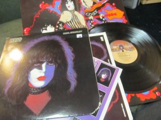 Kiss Lp Paul Stanley Solo 1st Press Complete W/ Poster Insert & Inr 