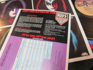 KISS LP PAUL STANLEY SOLO 1ST PRESS COMPLETE W/ POSTER INSERT & inr ' 78 NM rare 2