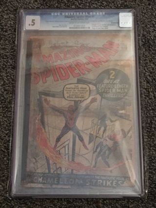 Spider - Man 1 1963 Cgc 0.  5