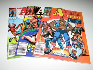 A - Team Limited Series Issues 1 - 3 1984 Canadian Newsstand Editions 9.  6 Near.