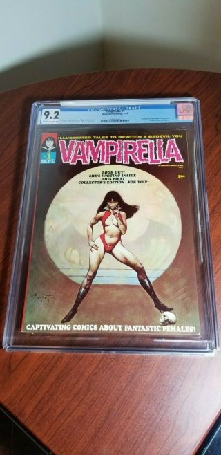 Vampirella 1 Cgc 9.  2 Vol 1 Near Perfect 1st App Of Vampirella 1969
