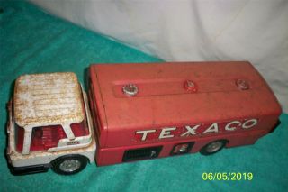 Parks Texaco 1960 ' s Sit and Ride Truck Pressed Steel Parts - Restore 24 