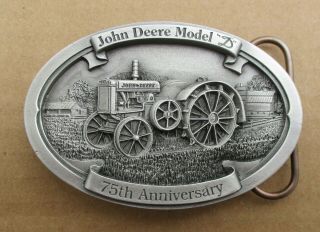 John Deere Model ‘d’ 75th Anniversary Belt Buckles -