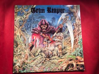 Q - 19 Grim Reaper Rock You To Hell.  1987.  6250 - 1 - R.  Killer Artwork
