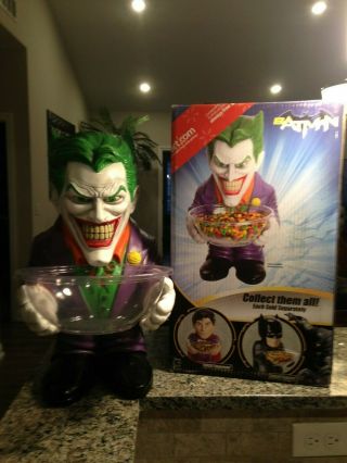 Joker Statue Candy Holder Batman Harley Quinn Poison Ivy Dc Nt Sideshow Or Bowen
