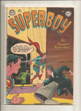 Dc Superboy 29 1953 Golden Age Comic Book Rare Penguin App