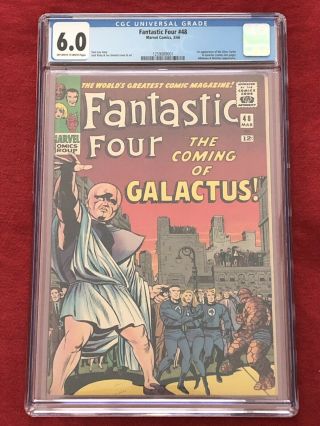 Fantastic Four 48 Cgc 6.  0 First Appearance Of Silver Surfer/ Galactus