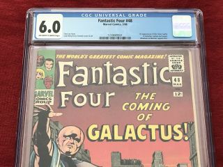 Fantastic Four 48 CGC 6.  0 First Appearance Of Silver Surfer/ Galactus 2