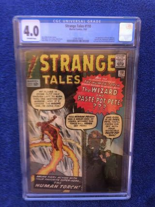 Strange Tales 110 Cgc 4.  0 1963 1st Doctor Strange