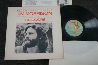 Jim Morrison & The Doors An American Prayer (uk 1st Press,  Booklet) A1/ B1