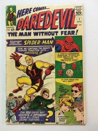 Daredevil 1,  Great Comic Complete And Huge Collectible.