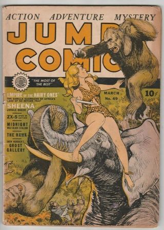 Jumbo Comics 49,  G - Vg 3.  0 Tough Book