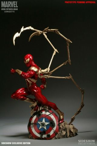 Sideshow Exclusive Iron Spider - Man Comiquette Premium Format Figure Statue Venom