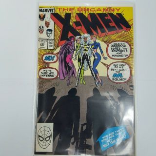 Uncanny X - Men 244 1st Jubilee Wolverine Havok Storm Comic Book Great Shape