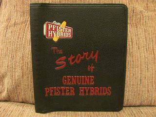 The Story Of Pfister Hybrids Seed Corn Advertising Ring Binder Notebook