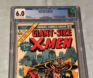 Giant - Size X - Men 1 Comic Book CGC 6.  0 2