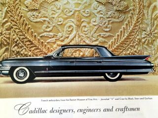1961 Cadillac Vintage Print Ad 2