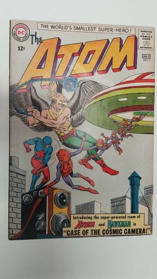 The Atom 7 Silver Age 1st Hawkman Team Up 1963