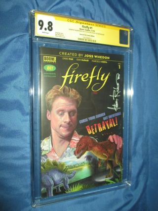 Firefly 1 Cgc 9.  8 Ss Signed By Adam Riches Boom Studios 2018 (serenity Movie)