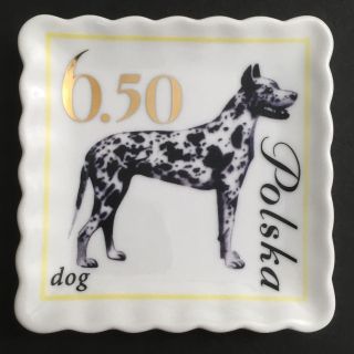 Great Dane Dog Lover Gift Idea Plate Doghaus Ceramic Dish