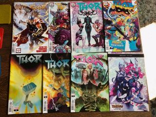 Thor 1 - 14 W/ Loki,  Odin,  Jane Foster,  War Of The Realms,  Marvel