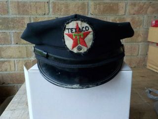 Vin Texaco Gas Station Attendants Policeman Hat - / Pump