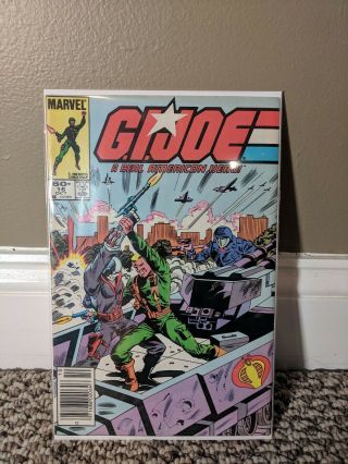 G.  I.  Joe A Real American Hero 16 (1982) Newstand First Cover Girl And Trip - Wire