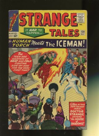 Strange Tales 120 Vg/fn 5.  0 1 Book Marvel 1st Captain Barracuda Fantastic
