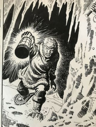 GHOSTS 37 art hand drawn cover Luis Dominguez DC Horror Bronze 1974 5