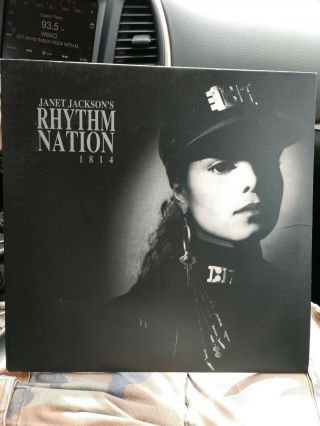 Janet Jackson Rhythm Nation 1814 Vinyl Lp Vg,