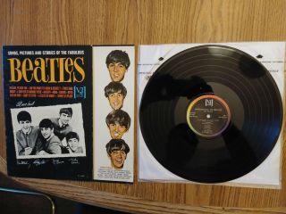 “songs,  Pictures And Stories Of The Fabulous Beatles’ 1964 Lp Ex Cond