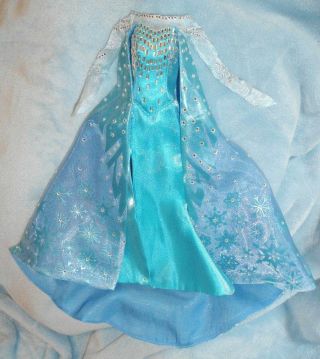 Disney Store Frozen Snow Queen Elsa Limited Edition 11 " Designer Doll Dress Le