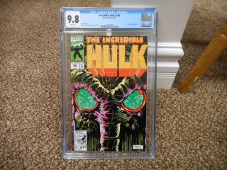 Incredible Hulk 389 Cgc 9.  8 Marvel 1992 Cool Man Thing Cover White Pg Movie