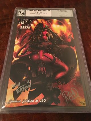 Penny For Your Soul 5 Pgx 9.  4 Signature Hutchison Edition Rad Cover Variant