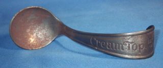 Vintage Cream Top Dairy Milk Bottle Spoon / Ladle Patent 1924 & 1925