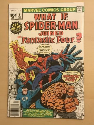 What If 1 Spider - Man Joined Fantastic Four Vf/nm Marvel Comics Combined Ship