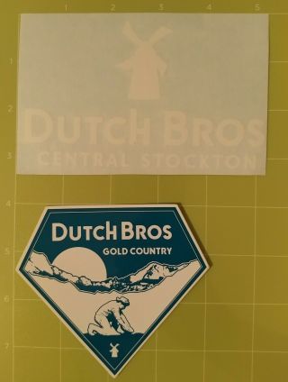 Dutch Bros Stickers - - Ca Regional And Decal