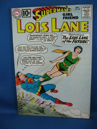 Superman Girlfriend Lois Lane 28 Fine Vf 1961