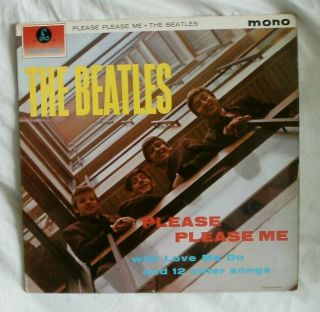 The Beatles Please Please Me Mono Vinyl Lp Parlophone Pmc 1202 G & L Sleeve