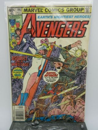 Marvel Avengers 195 (1980) Vf,  8.  5 1st Appearance Taskmaster (cameo)