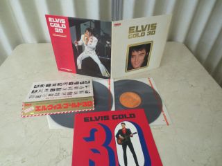 Elvis Presley 1973 Japan Only 2 - Lp Elvis Gold 30 Japanese