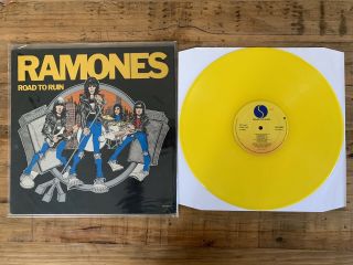 Rare Ramones Road To Ruin Yellow Vinyl 1978 Uk Leave Home Rocket To Russia